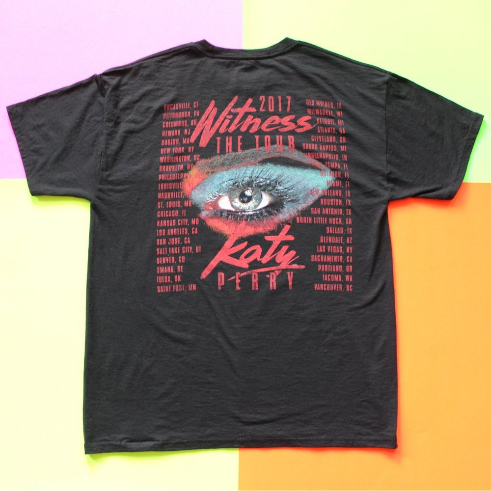 2017 Katy Perry Witness The Tour Band T-Shirt - Picture 2 of 9